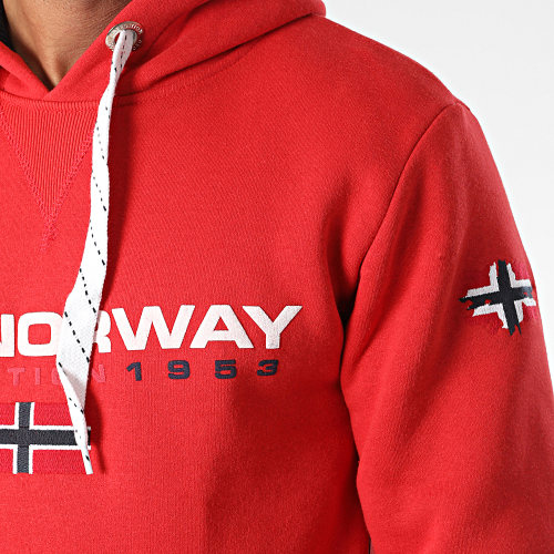 Sweat Capuche Golivier Rouge