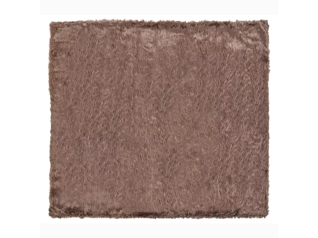 Couvre-lits DELICE Tissu 200 x 220 cm Marron
