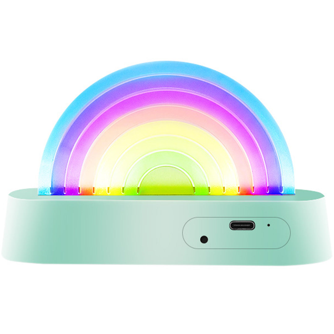 Lalarma lamp dansende regenboog - mint