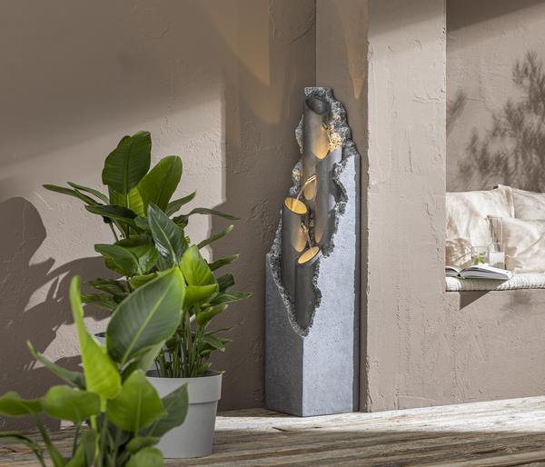 Dehner Polyresin-Gartenbrunnen Tubi,