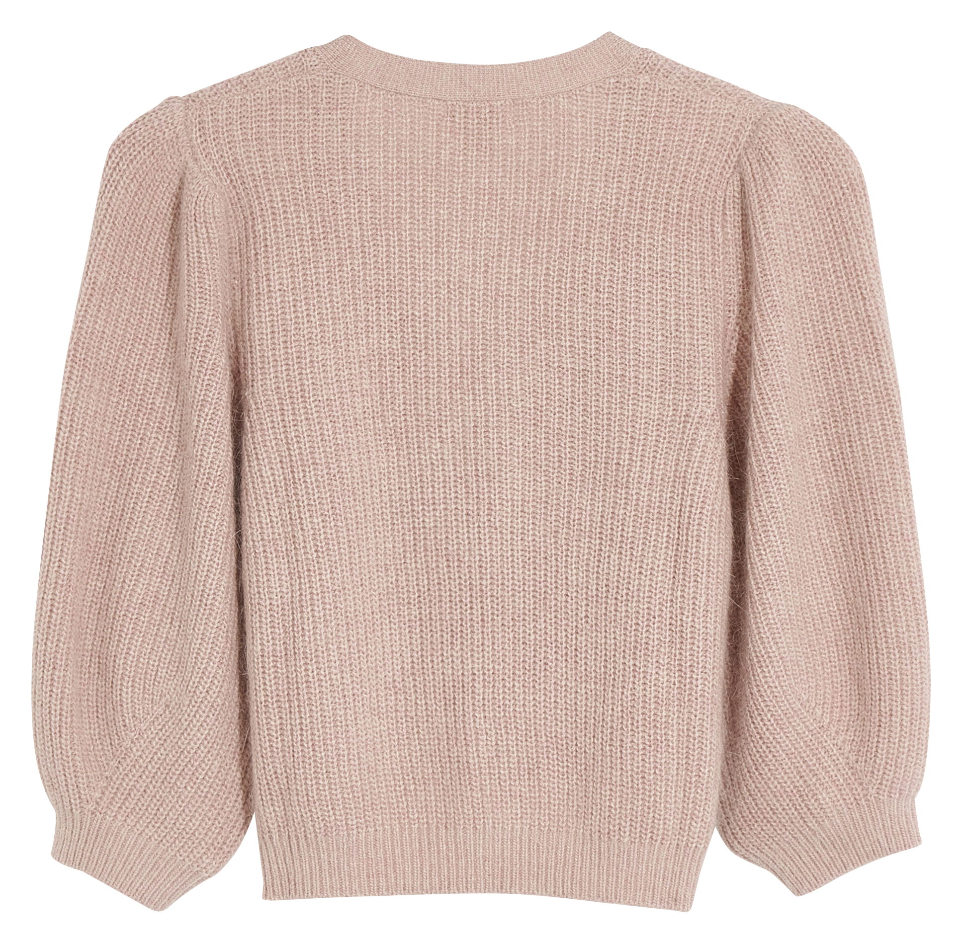 DIOGI - Cardigan court col V | Beige