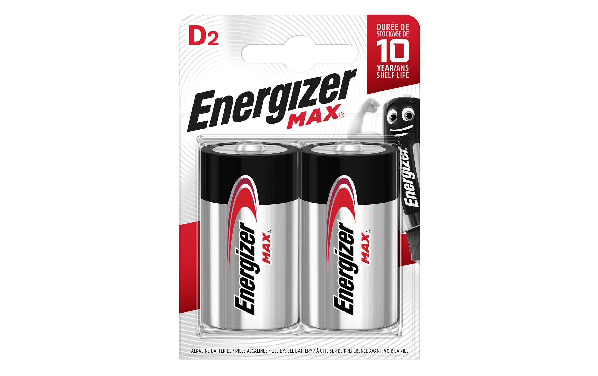 Batterie MAX Mono D , 2 StückTyp LR20 / D / Mono, 2 Stück