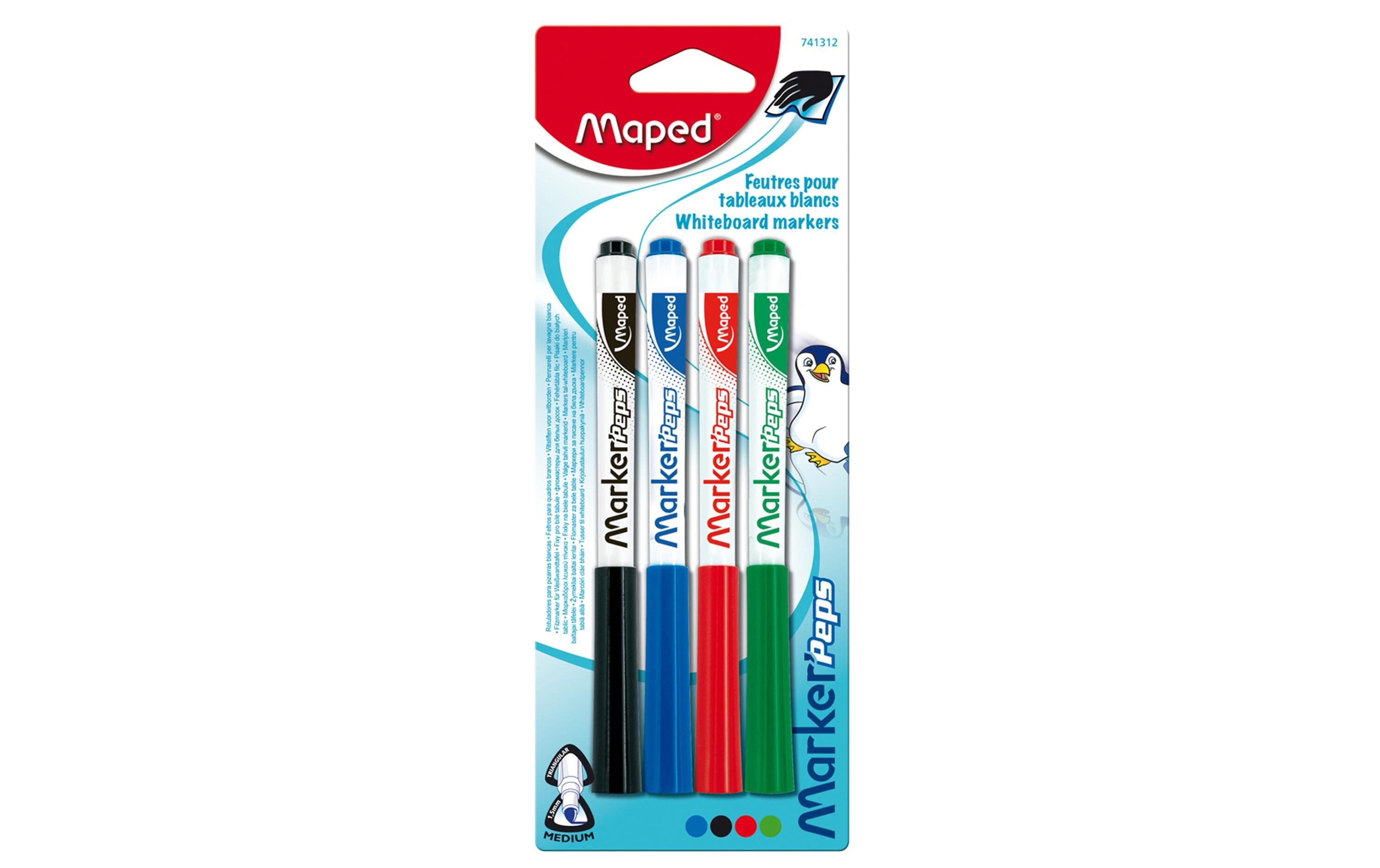 Whiteboard-Marker 4 StückMarker-Set für Weisswandtafeln