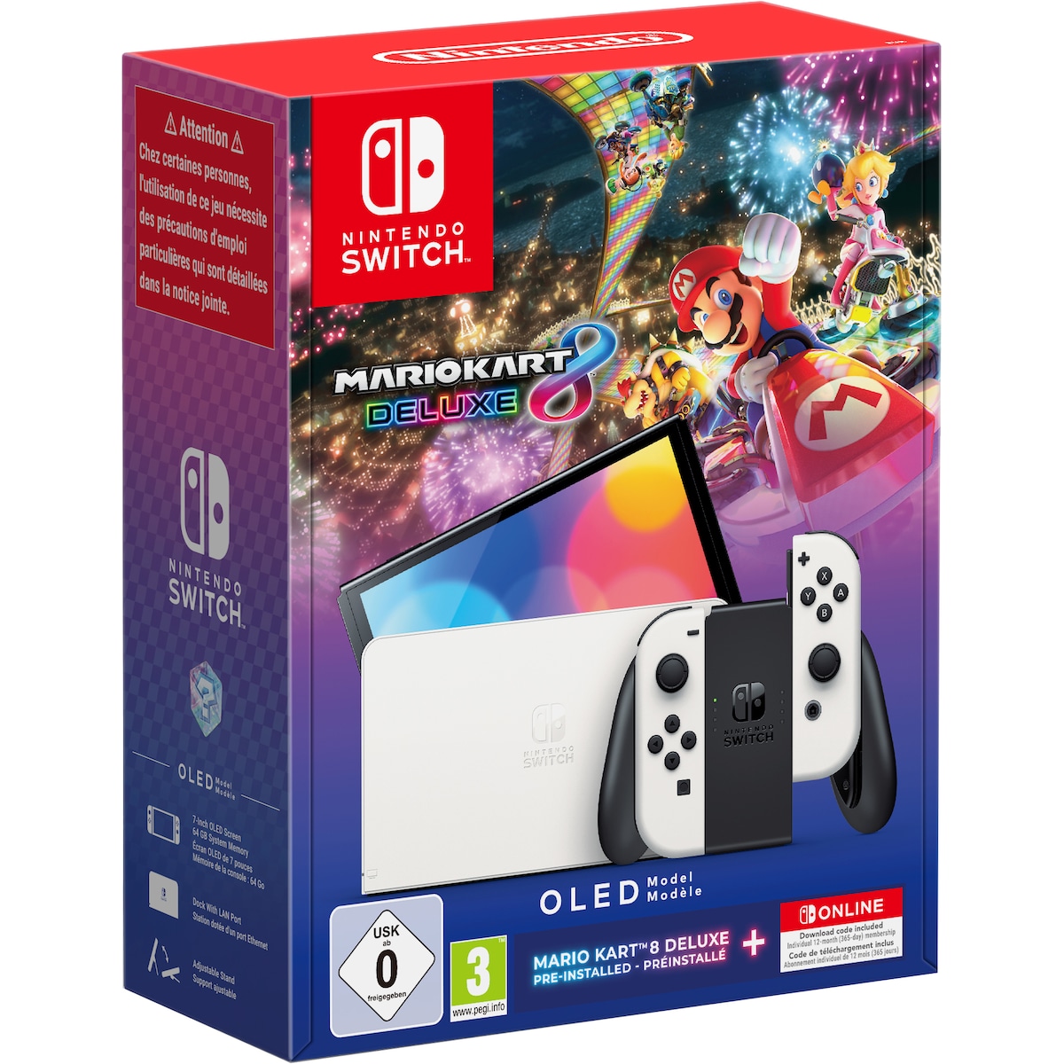 Nintendo Switch OLED spillkonsoll med Mario Kart 8
