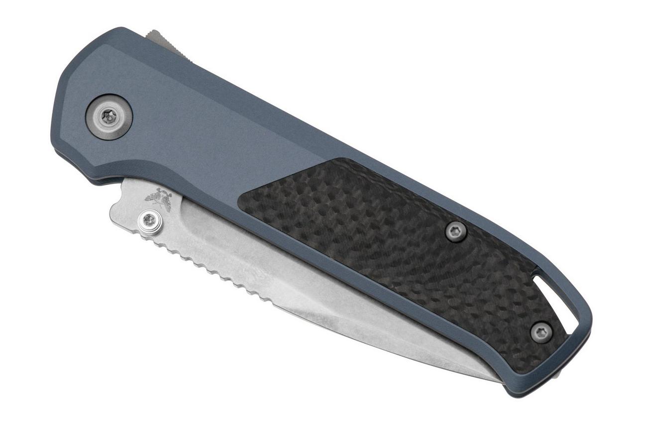 Flytanium Arcade Shark-Lock 1307 Stonewashed, Blue Aluminum Carbon Inlay, zakmes