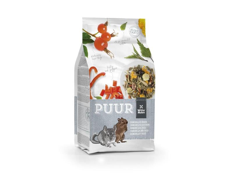 Witte Molen Hauptfutter Puur Gourmet-Müsli für Chinchilla & Gourmet-Müesli für Chinchillas und Degus