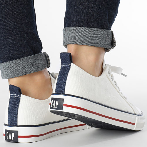 Baskets Femme Houston Canvas White