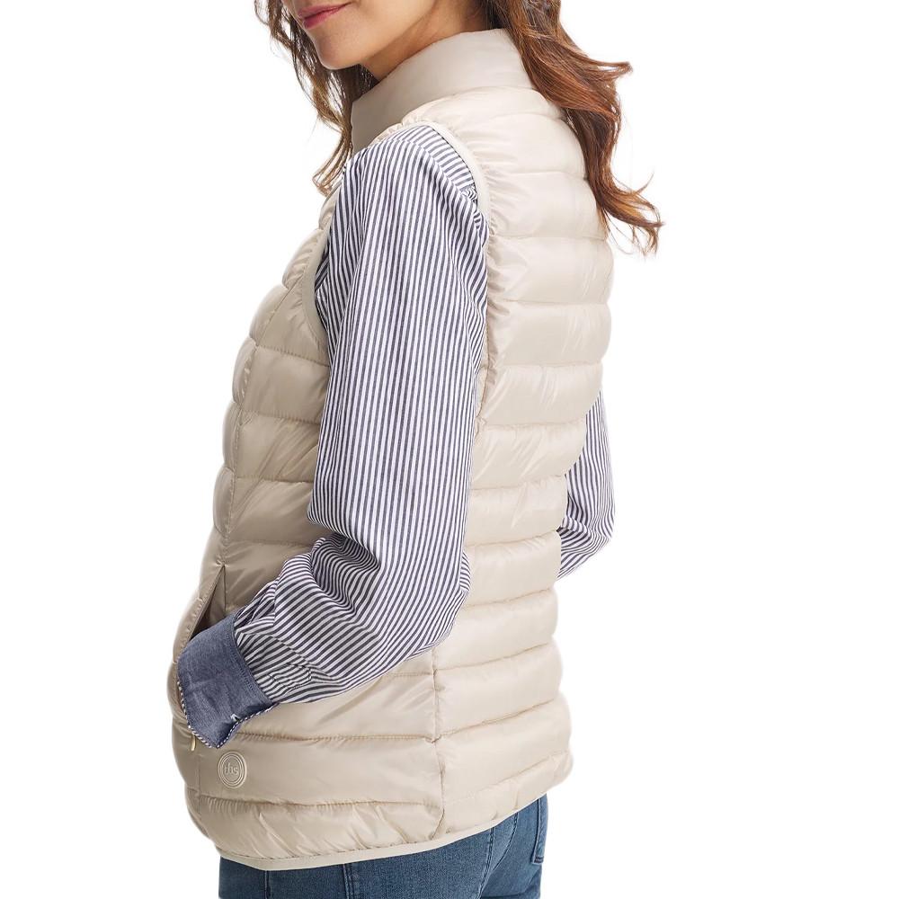 TBS Doudoune sans manche Beige Femme TBS Naelisan