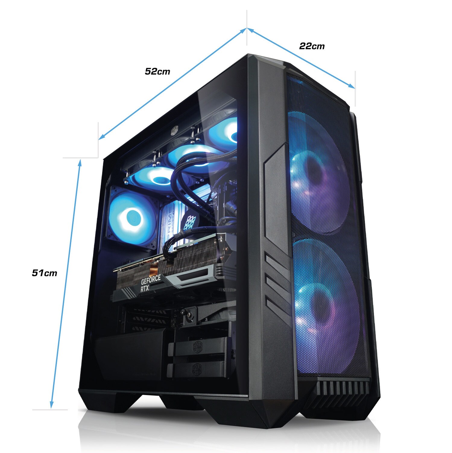Gaming PC David VS Goliath 13 Intel Core i7-13700KF, 32GB DDR5, NVIDIA RTX 4070 Ti Super 16 GB, 2TB SSD, Windows 11
