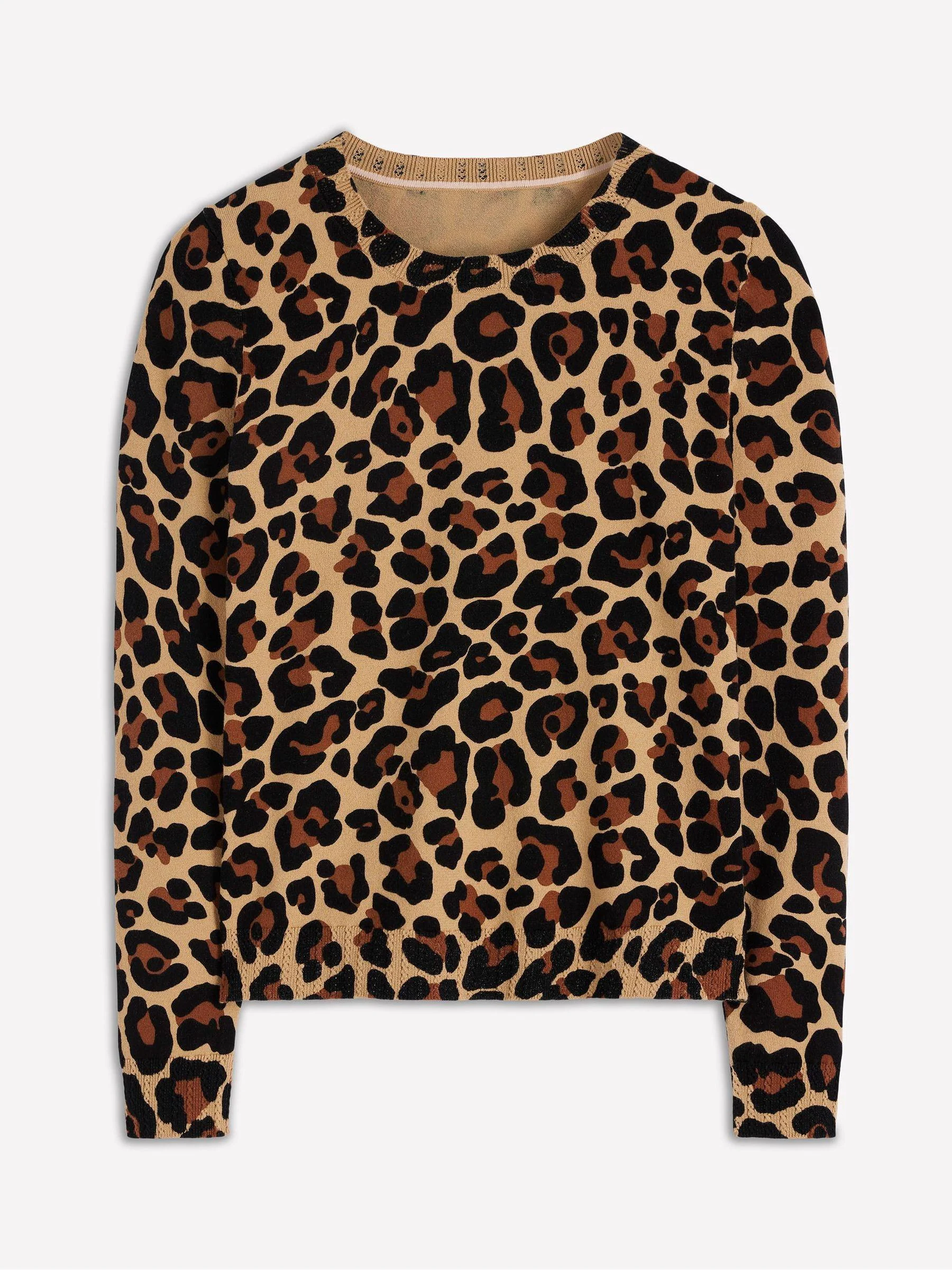 Boden Emilia Cotton Crew Neck Jumper