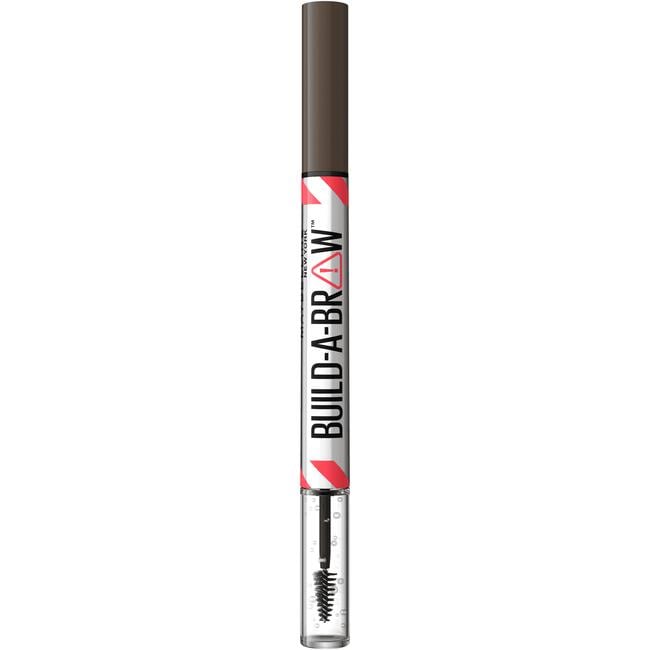 Maybelline New York BUILD A BROW Wenkbrauwpen/fixeergel 262 Black Brown