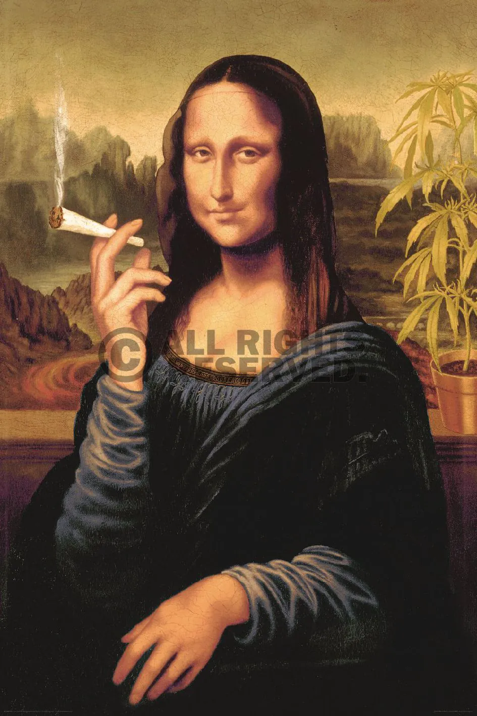 Poster Mona Lisa, 61 x 91 cm