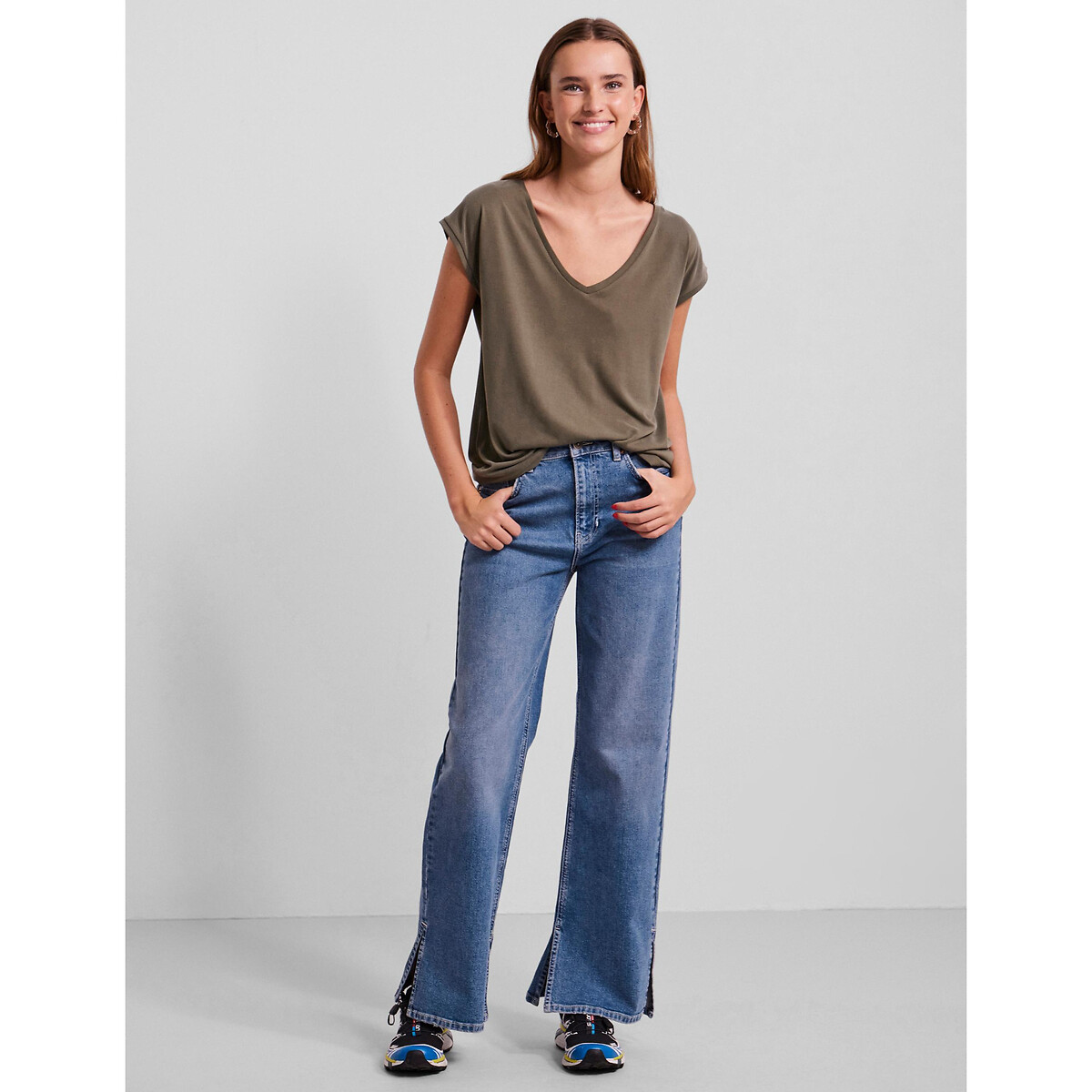 PEÇAS<br>Camiseta, V-hals