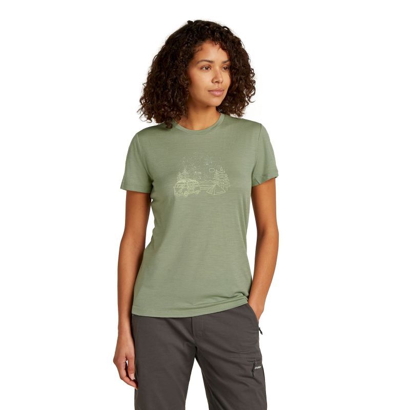 Merino 150 Tech Lite SS Tee Van Camp - T-shirt en laine mérinos femme