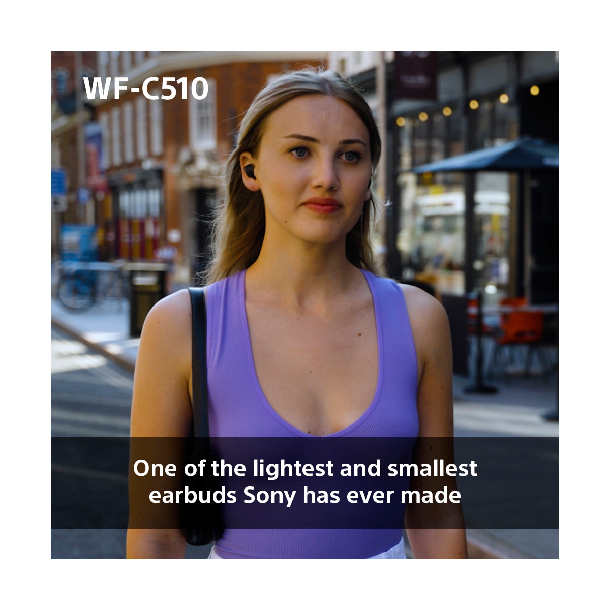Sony WF-C510 helt trådløse in-ear hodetelefoner (gul)