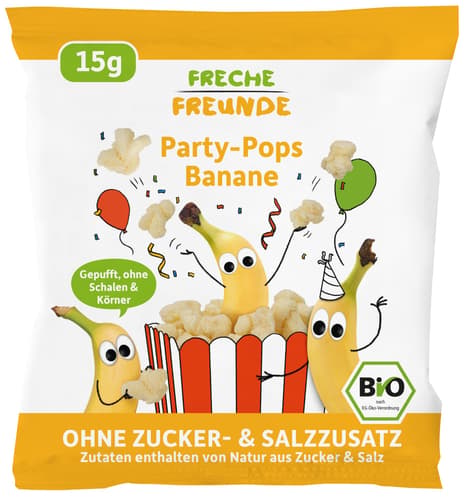 Freche Freunde Bio Party Pops Banane