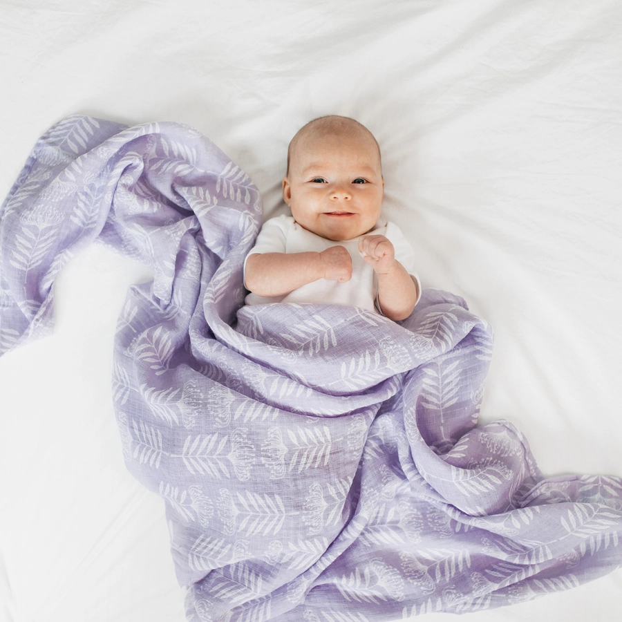 aden + anais™ essentials Baumwoll-Musselin-Pucktuch 4er Pack damsel