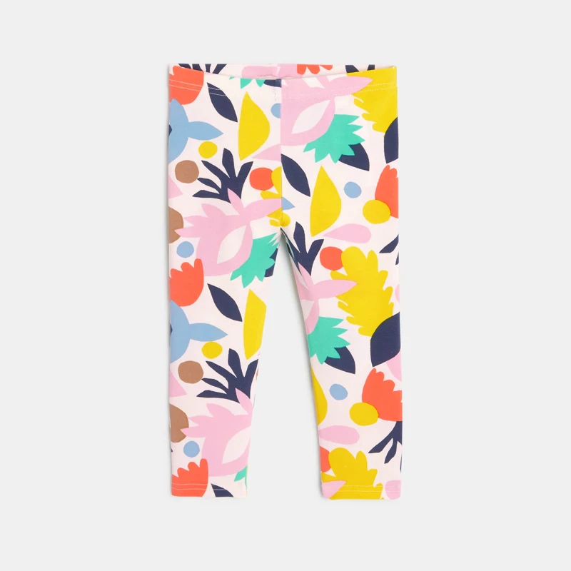 Legging bébé fille multicolore blanc Catimini Blanc