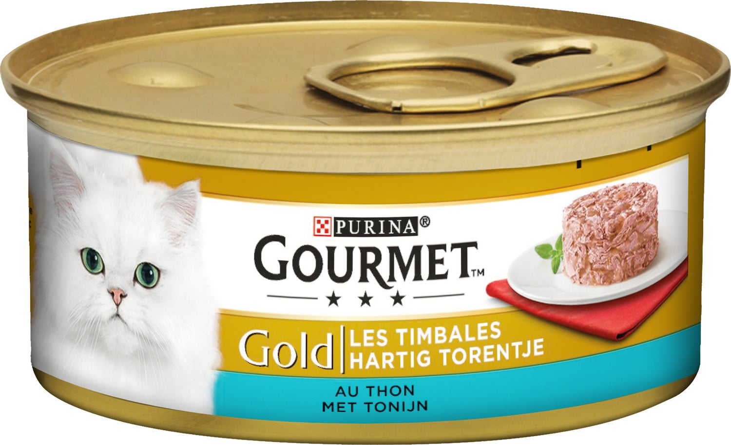 Gourmet Gold hartig torentje met tonijn 85 gr