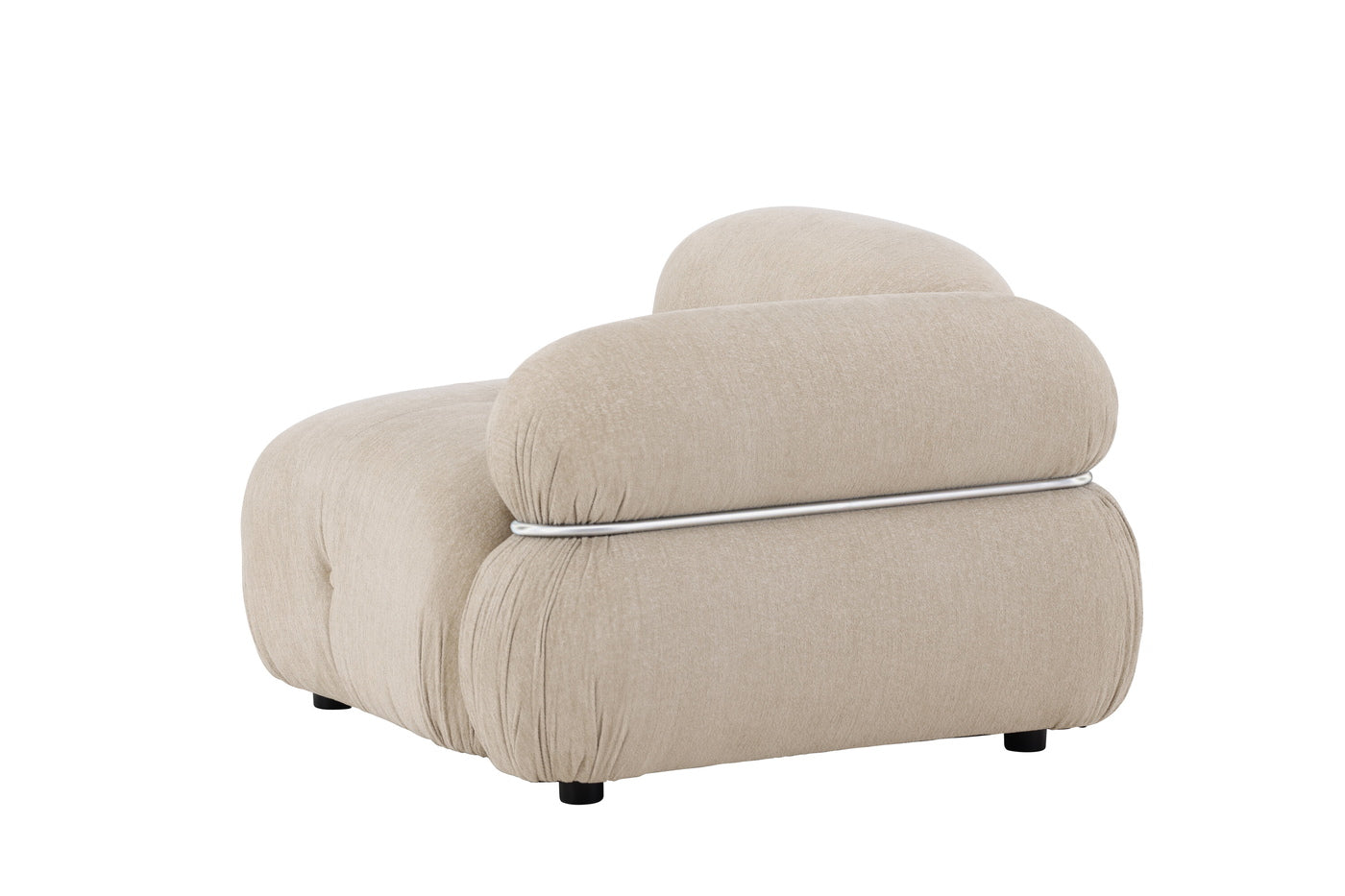 FjÃ´rd - Bank Module Hoek Links - Beige - 95cm - Mika