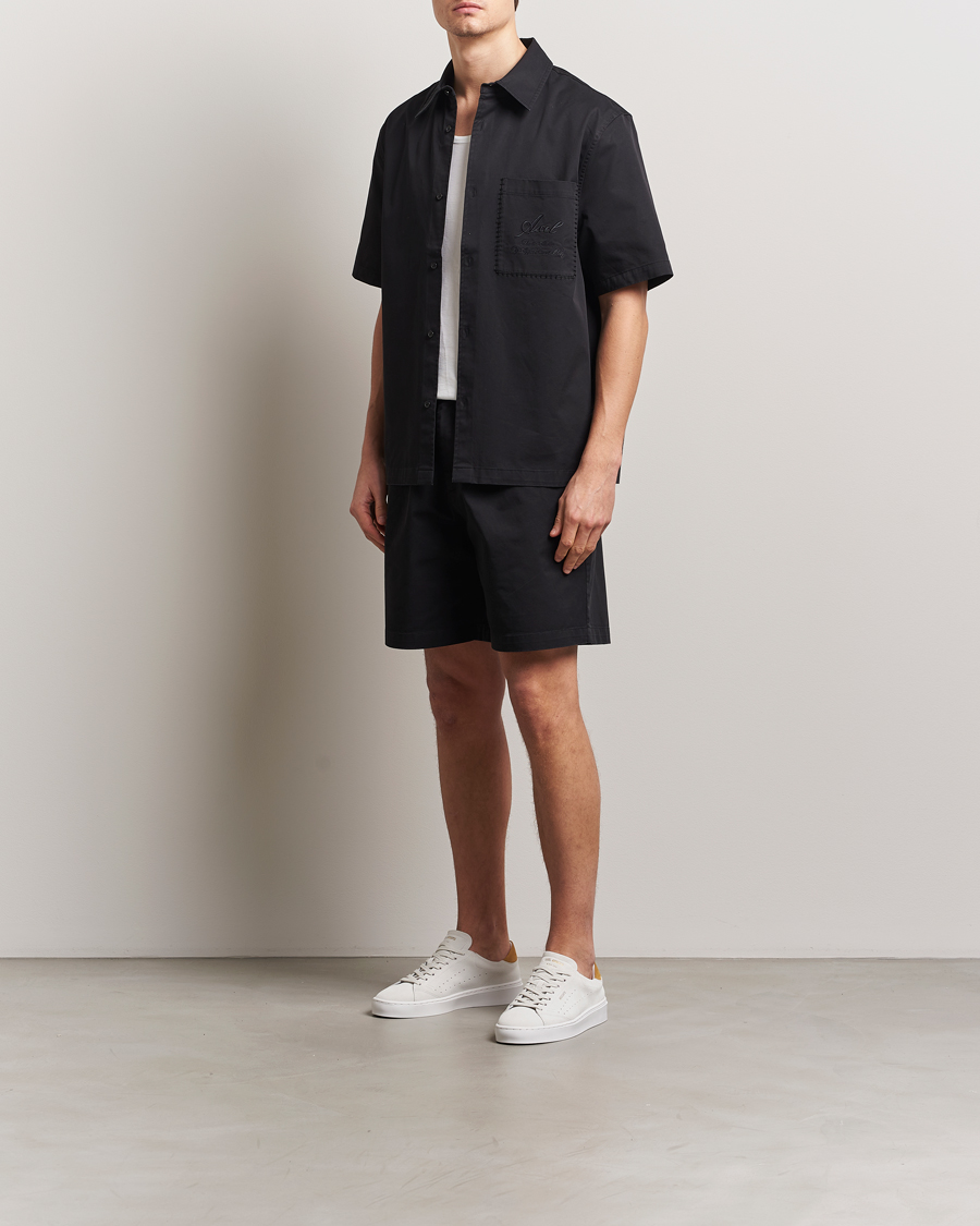Axel Arigato Stitch Embroidered Shirt Black
