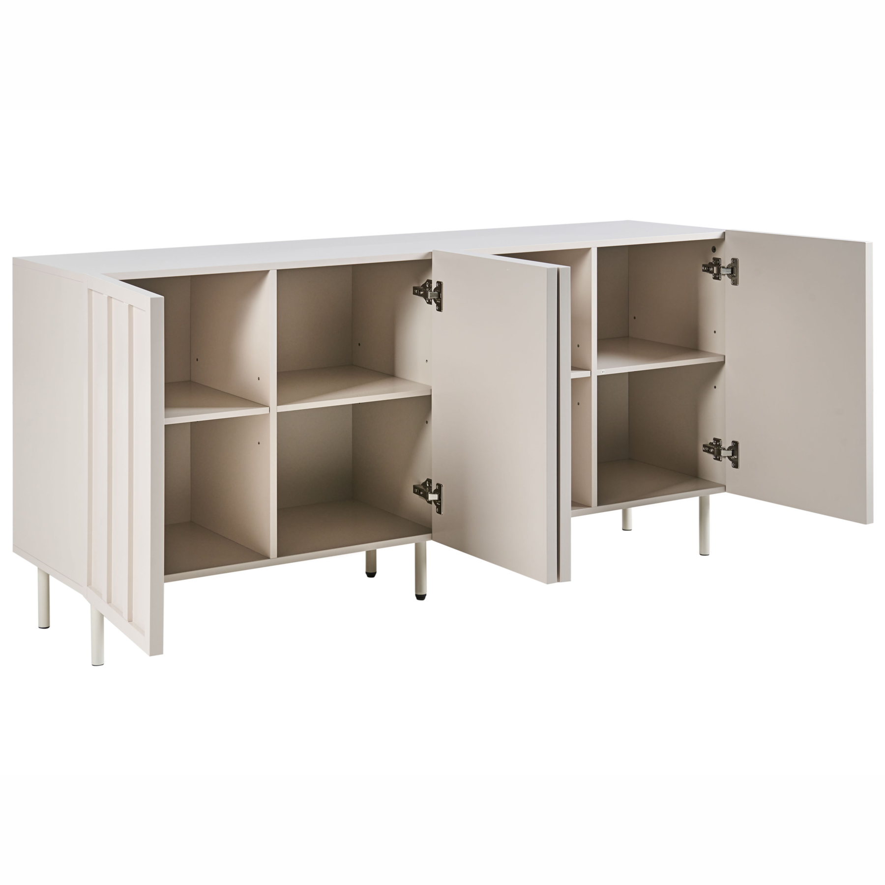 Beliani - CLUNES - Dressoir - Lichtbeige - MDF