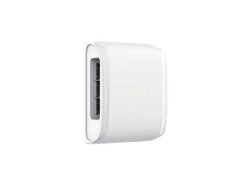 AJAX Baseline DualCurtain Outdoor Jeweller Weiss Drahtloser bidirektionaler Vorhang-Bewegungsmelder für den Aussenbereich