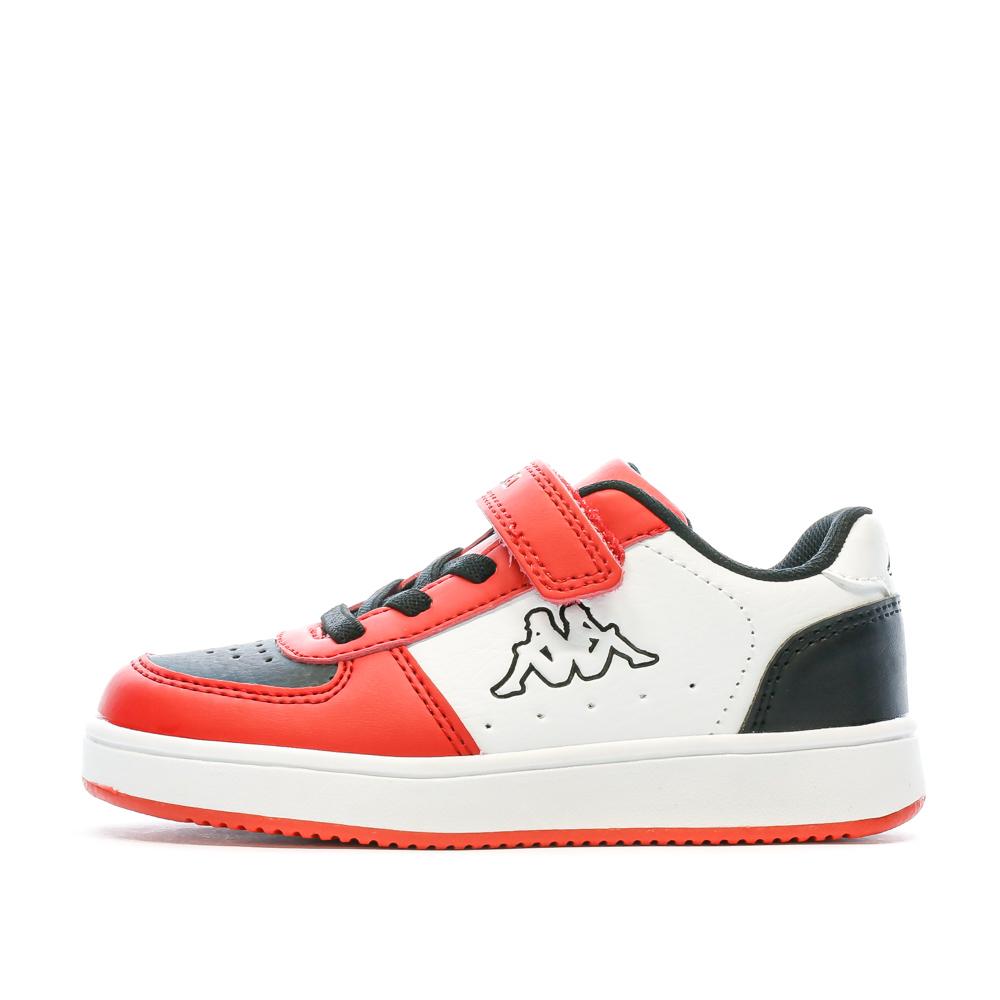 Kappa Baskets Blanc/Rouge Garçon KAPPA Malone