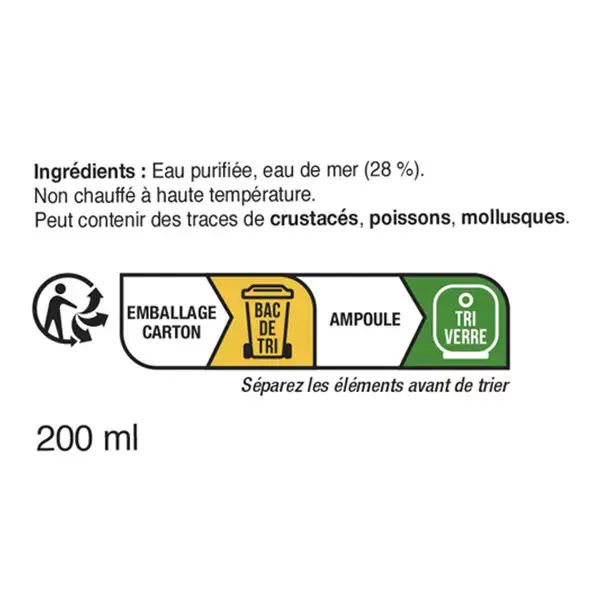 Plasma Marinho Isotônico B-Technie, 20 ampolas