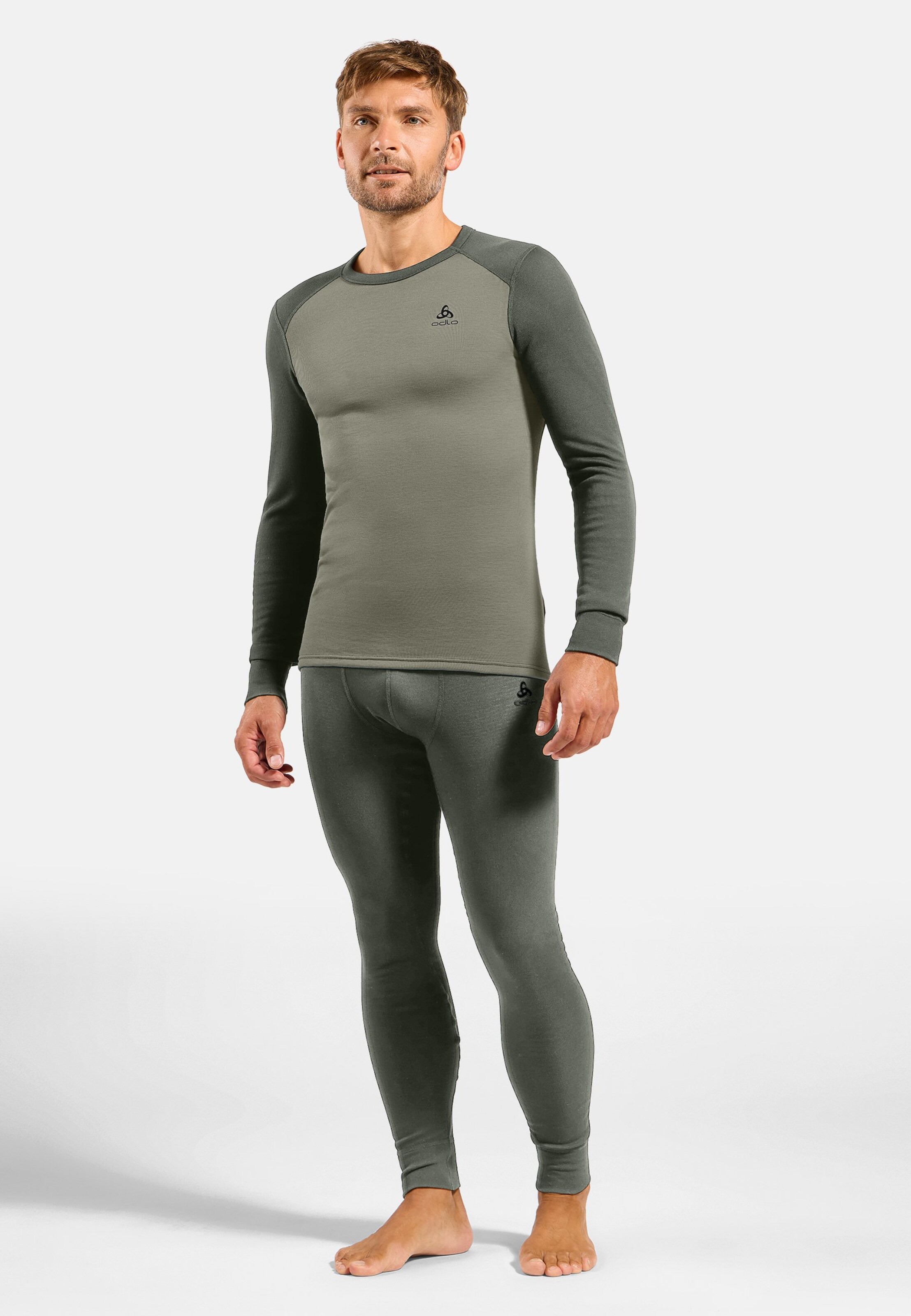 Active Warm Base layer Set in shadow - agate gray