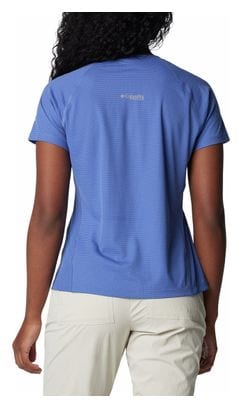 T-Shirt Technique Femme Columbia Cirque River Bleu