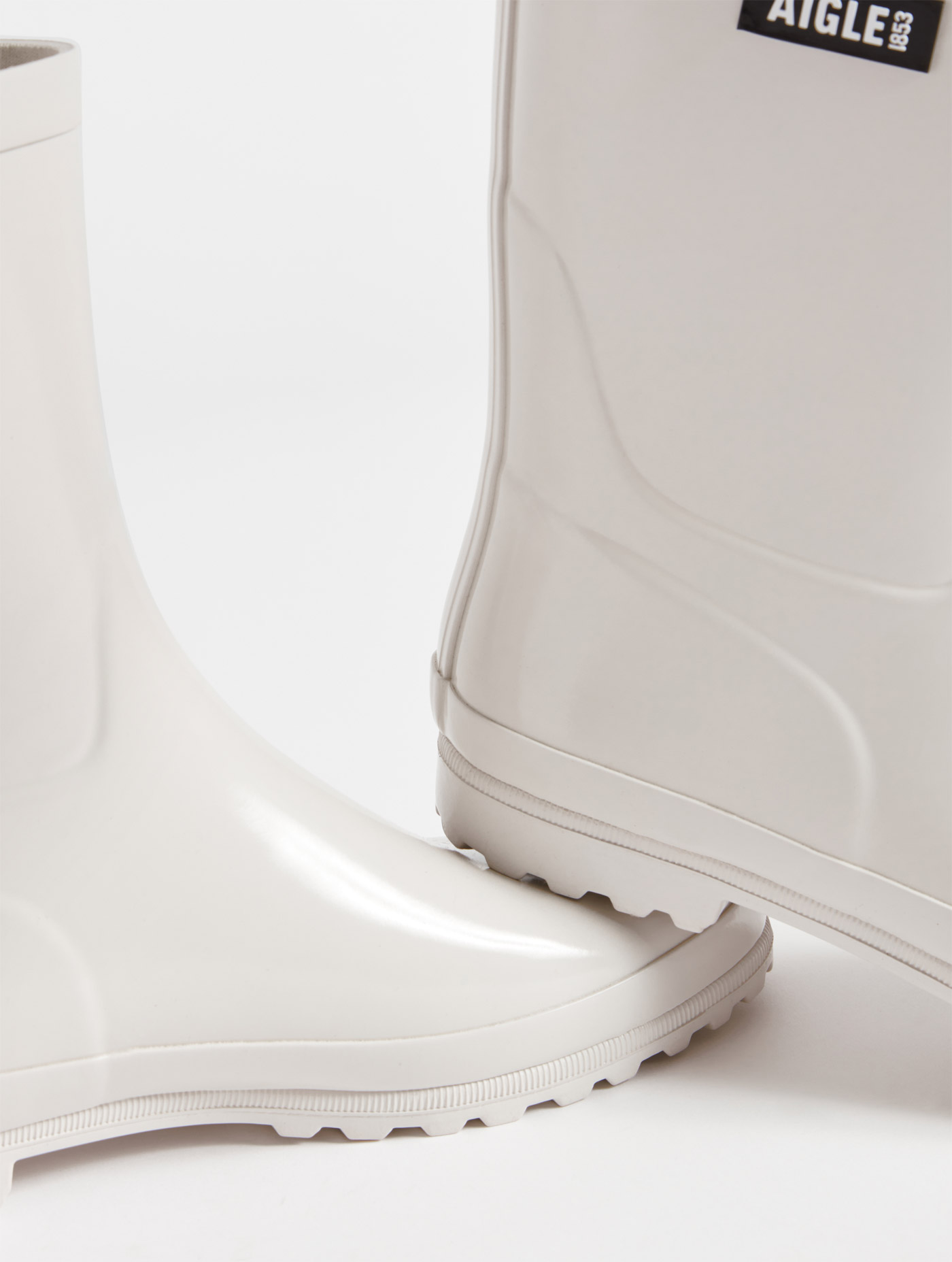 Le bottillon de pluie verni SABLE