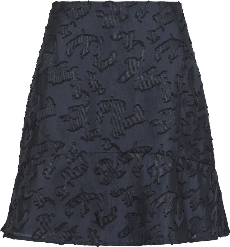 Neo Noir Loui Artwork Skirt Navy