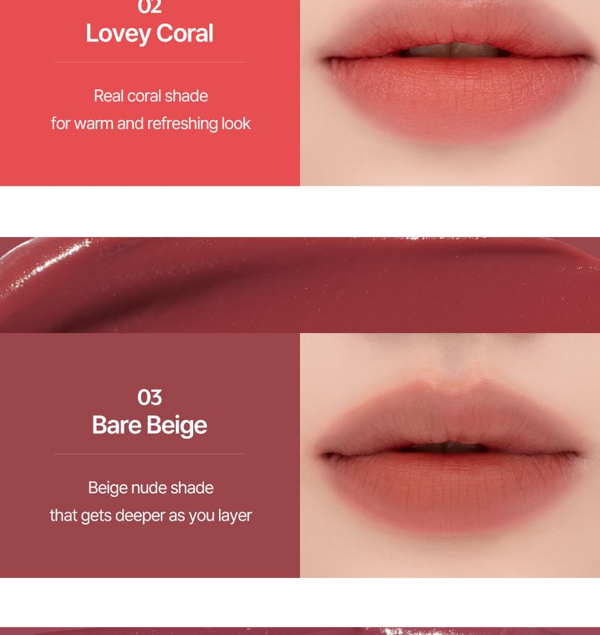 nuse - Mousse Liptual - 6 Kleuren