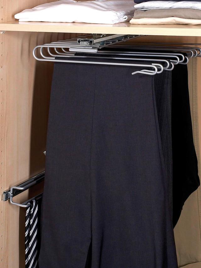 Schrankauszug Hosenbügel, für 12 Hosen