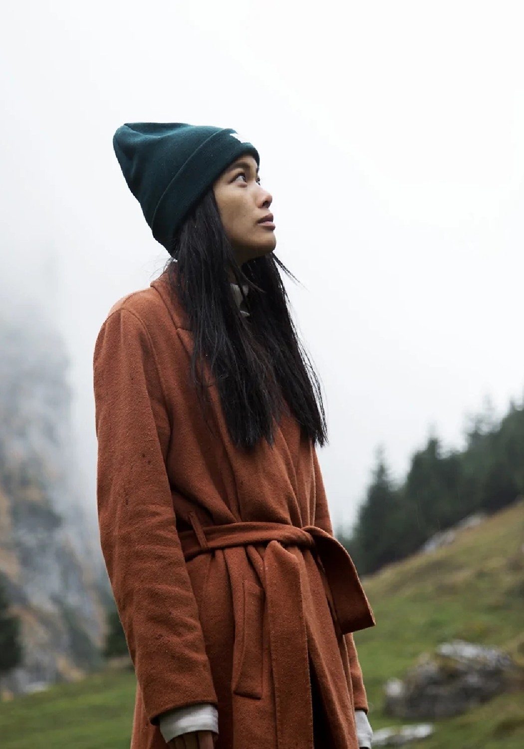 Neumuhle Wollmütze Kiel Organic Merino Pine Green