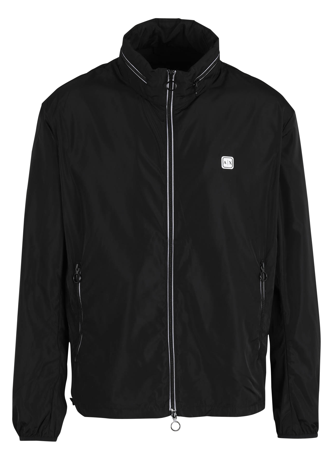 Coupe-vent col montant| Noir