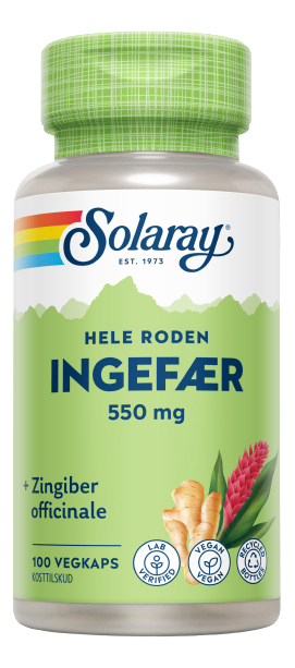 Solaray Ingefær - 100 kaps.