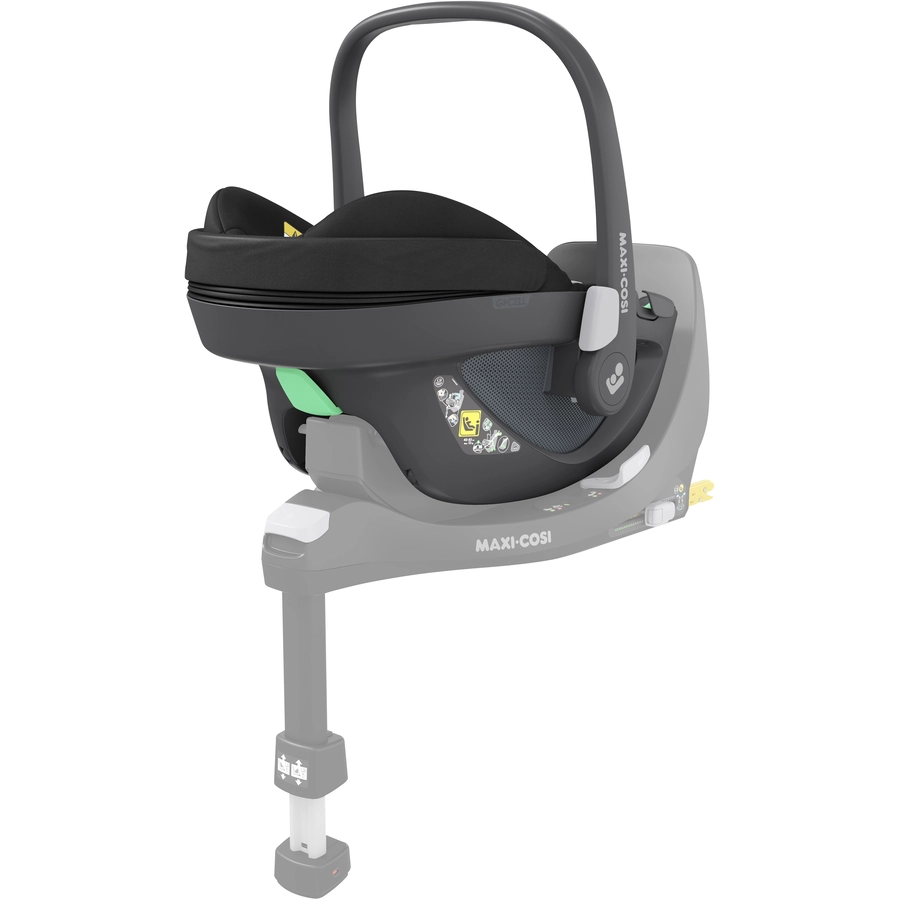 MAXI COSI Set Babyschale Pebble 360 Essential Black plus Basisstation FamilyFix 360