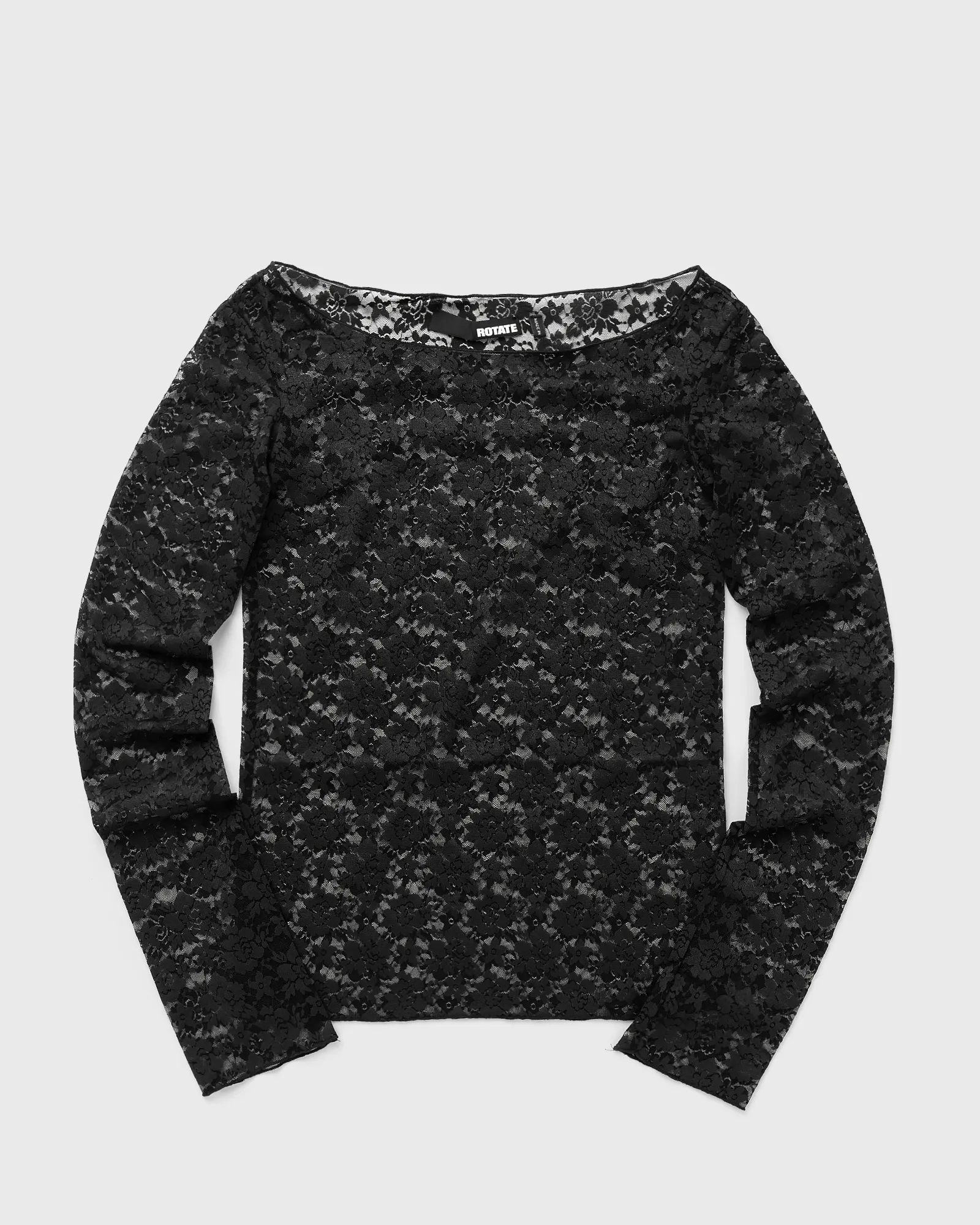 ROTATE Birger Christensen Lace Off Shoulder Top