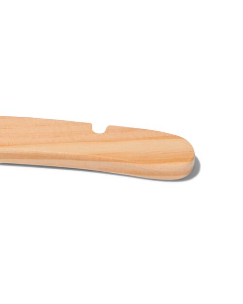 6 cintres bébé en bois
