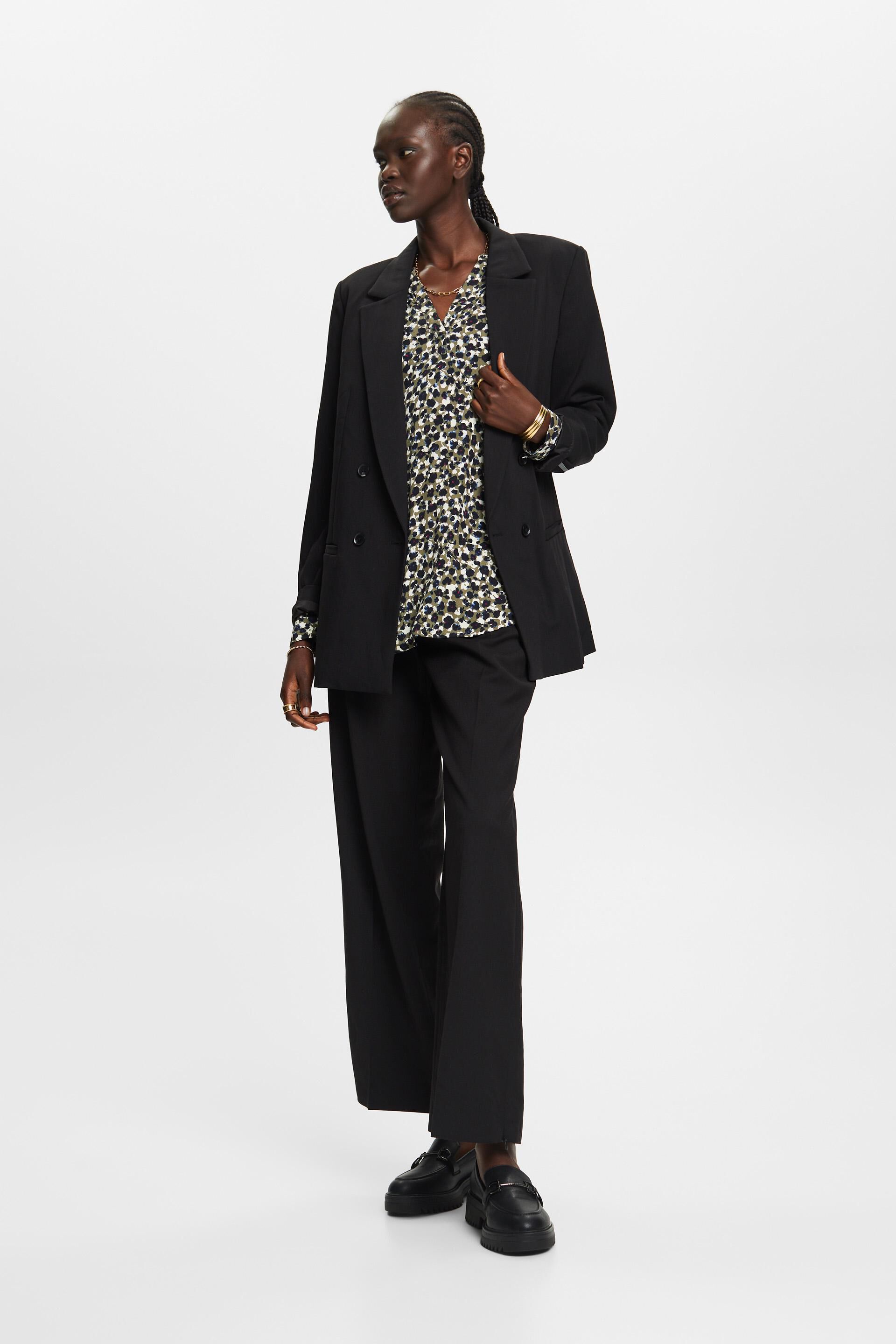 Blouse à motif, en LENZING™ ECOVERO™