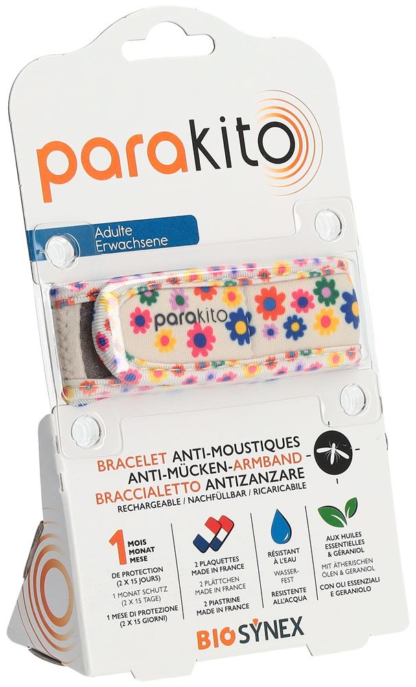 PARAKITO Armband Erwachsene Fun Blumen 1 Stk