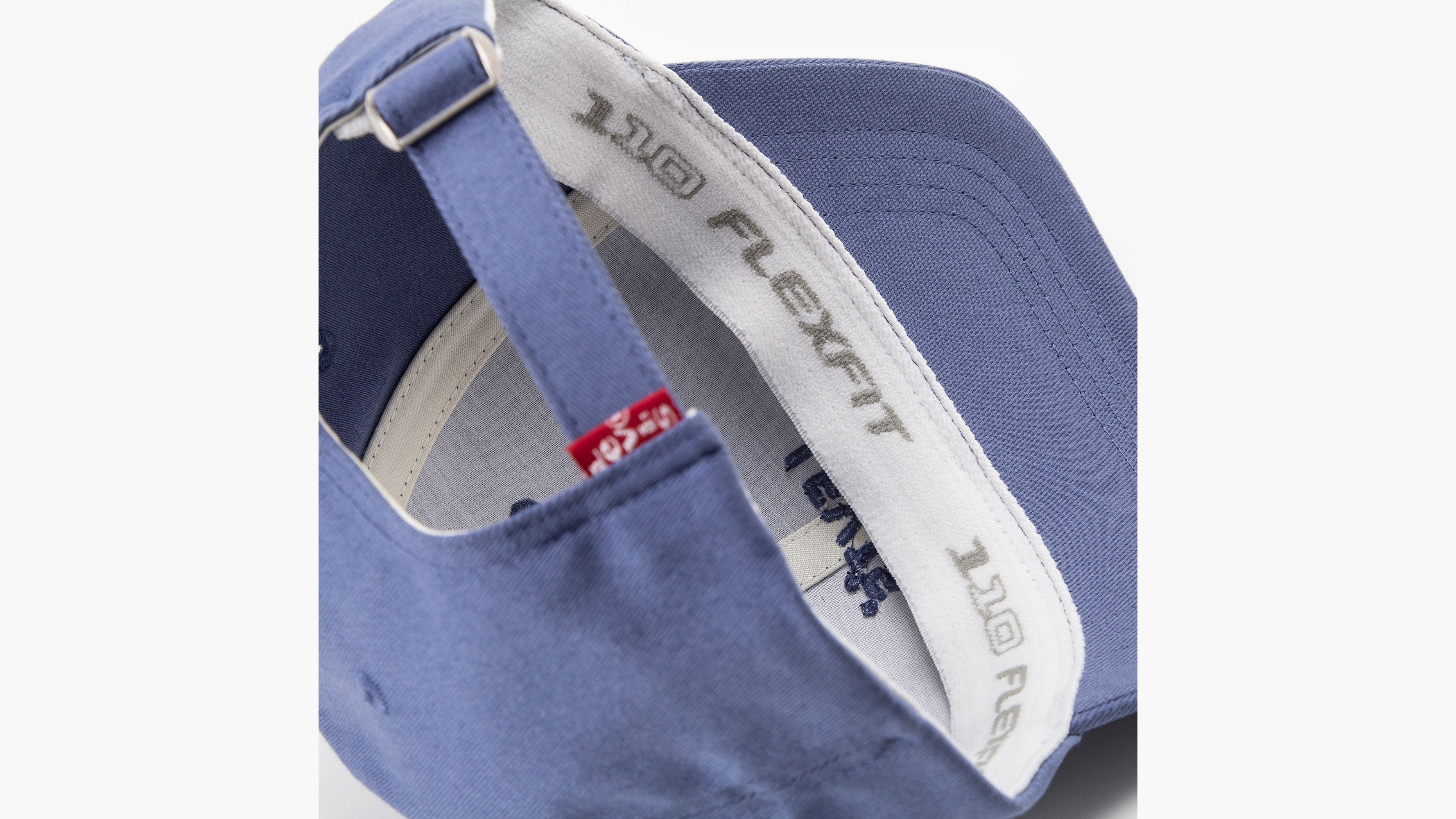 Casquette Flexfit® logo Headline - Regular Blue - Bleu