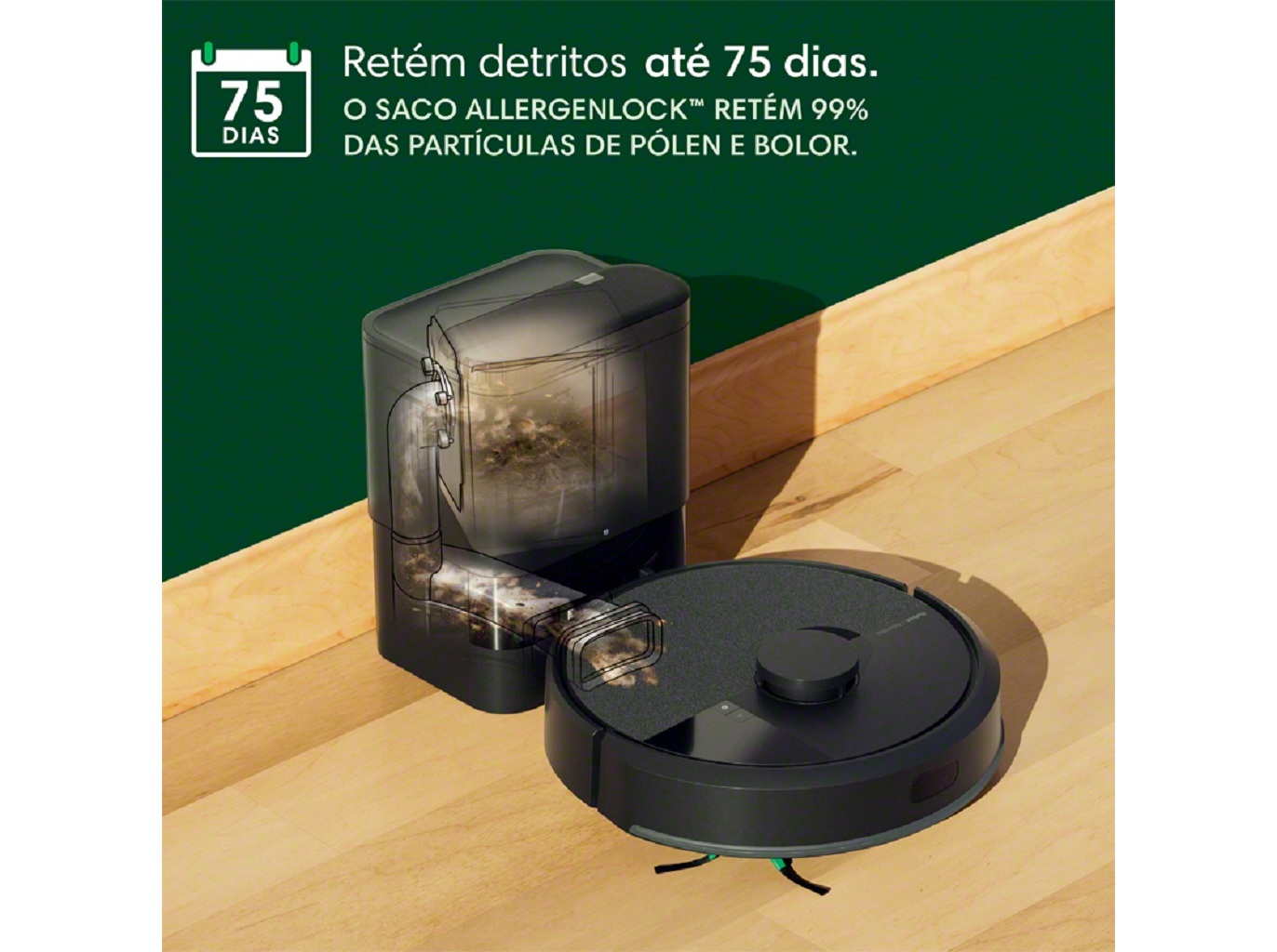 ASPIRADOR ROBOT IROBOT IRY351040 COMBO 105AE COM MAPA INTELIGENTE CLEARVIEWT