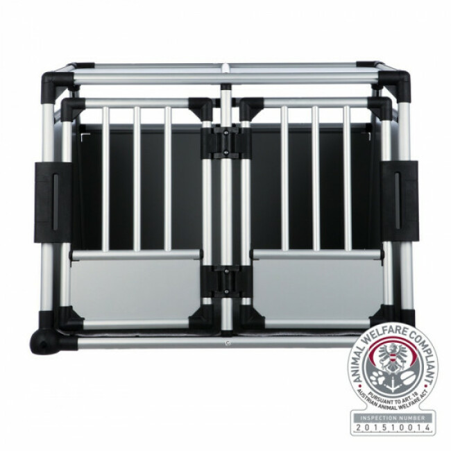Double box de transport en aluminium