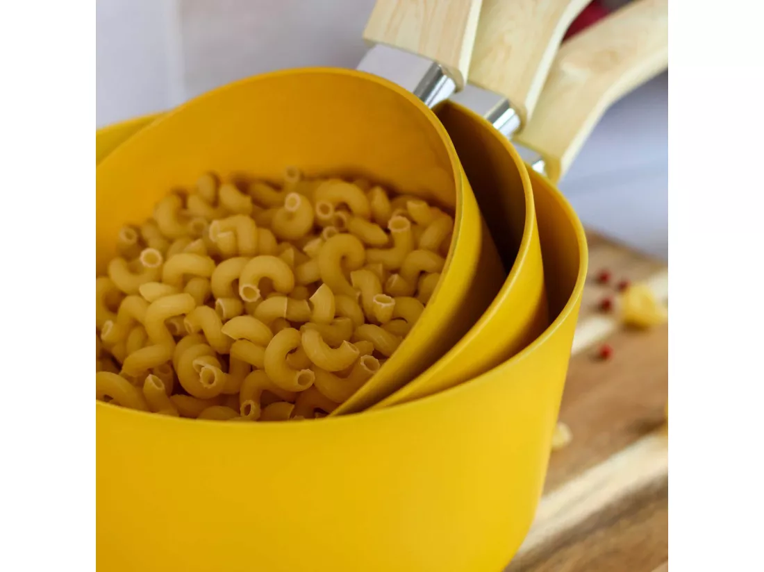 Menastyl - Casserole 20cm Colorama Safran- En Aluminium - Revetement Antiadhesif En Ceramique