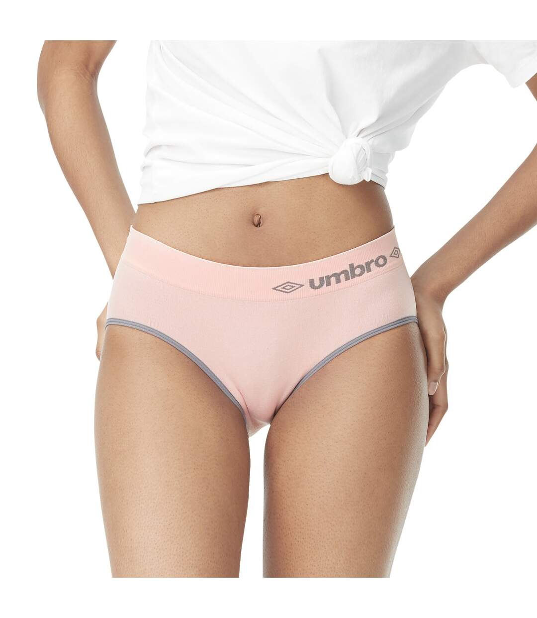 Boxer Femme en Coton Qualité et Confort-Assortiment modèles photos selon arrivages- Rose UMBRO SPORT sans couture