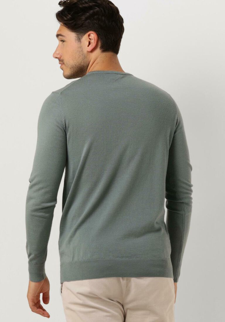 PROFUOMO groene profuomo trui pullover crew neck