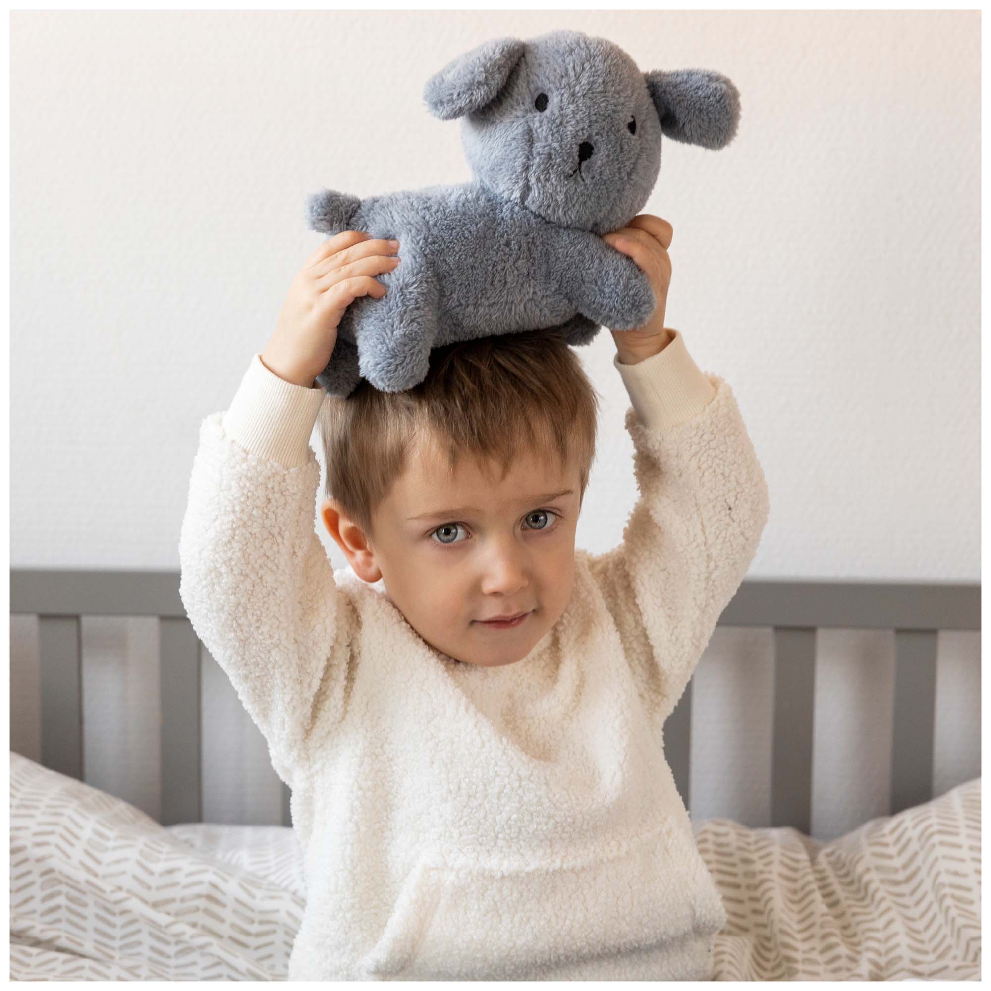 Nijntje Snuffie knuffel Fluffy Blue 25cm blauw